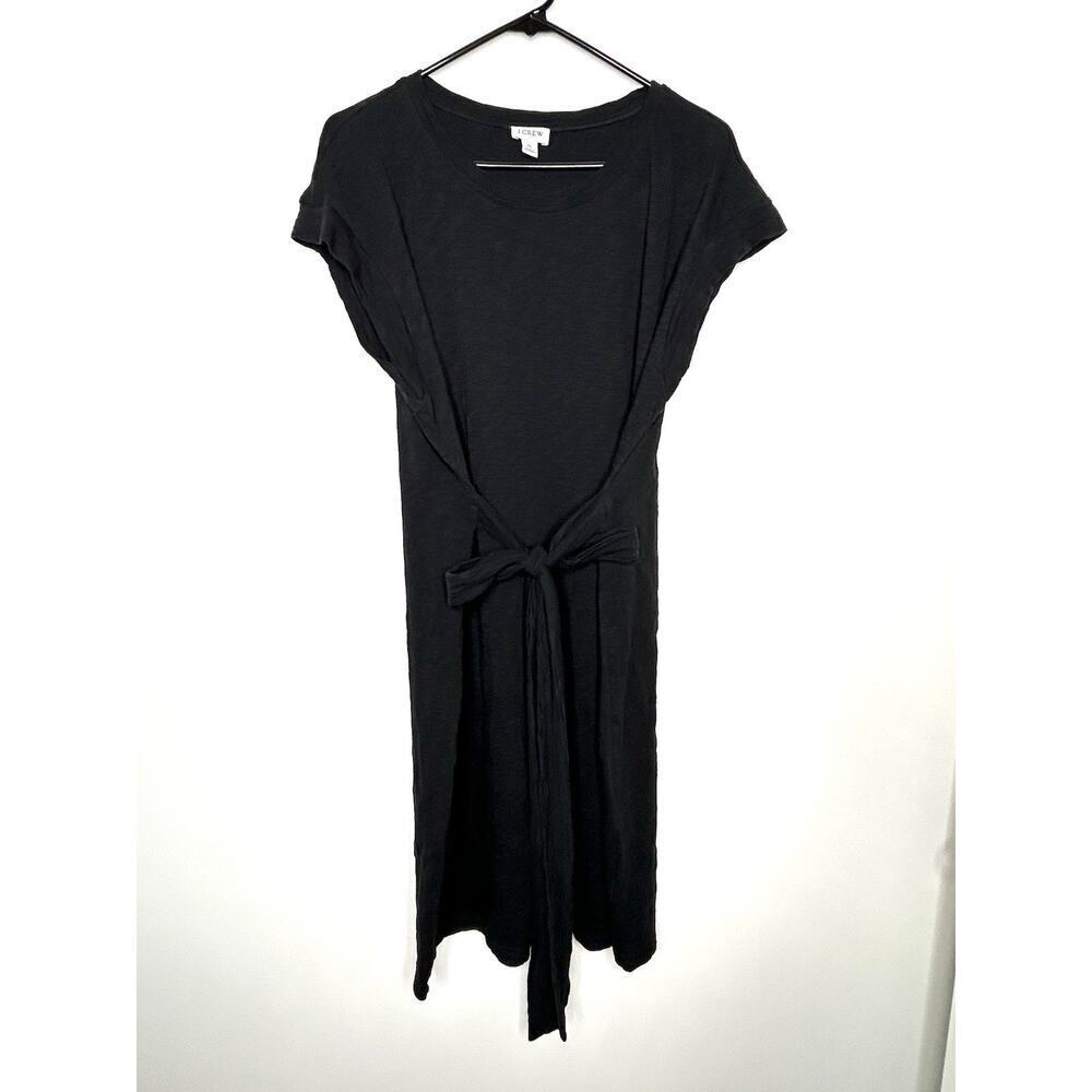 J.Crew Factory Knit tie-waist mini dress Sz XL Neutral Versatile Minimalist